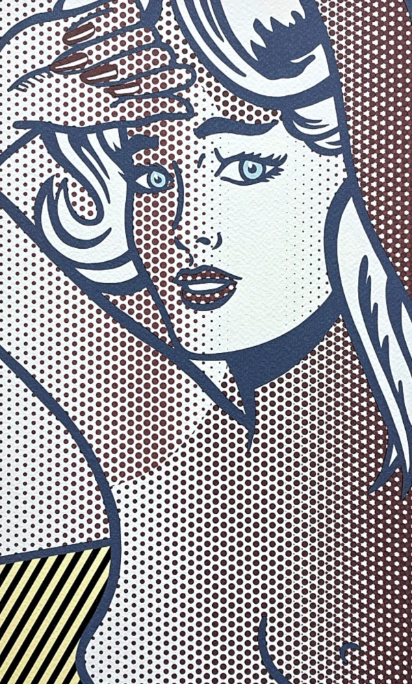 Roy Lichtenstein - Nude with blue Hair - signováno, 35x50cm, limitovaná edice 31/150