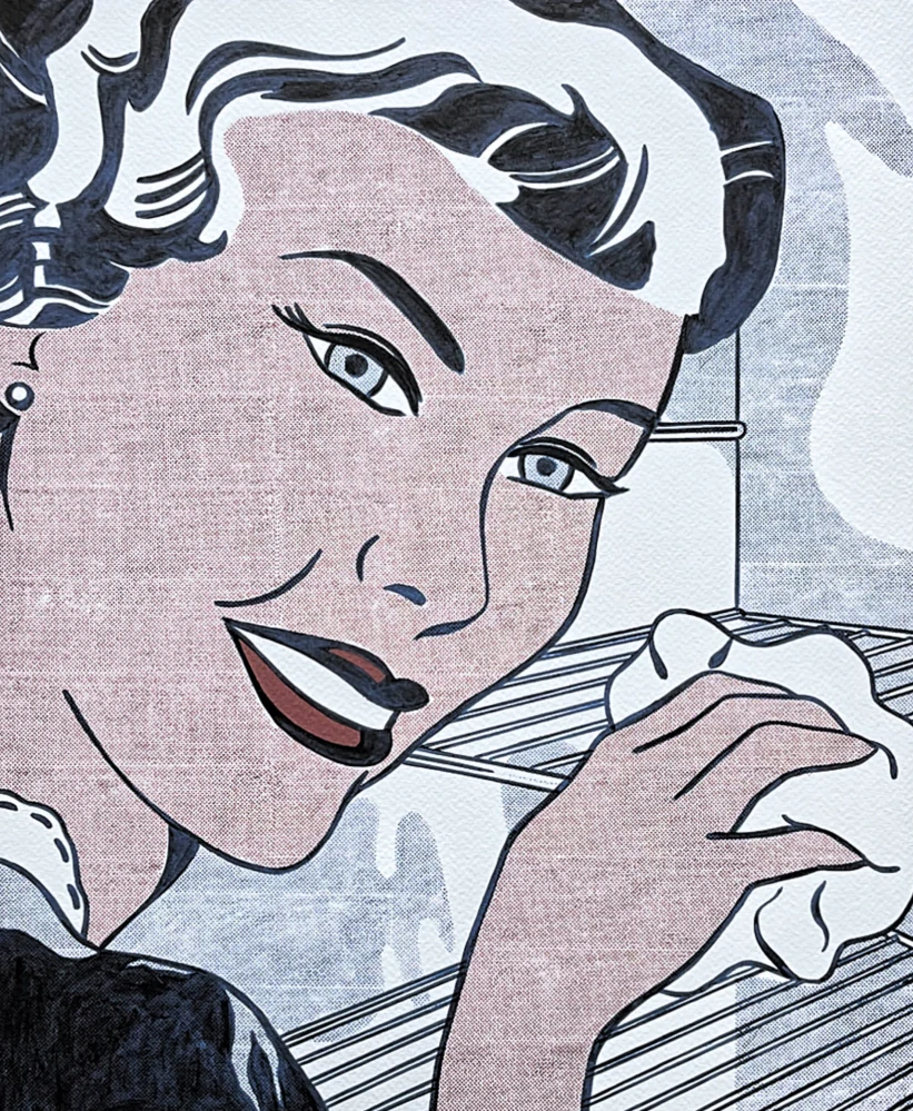 Roy Lichtenstein - The Refrigerator - signováno, 35x50cm, limitovaná edice 75/150
