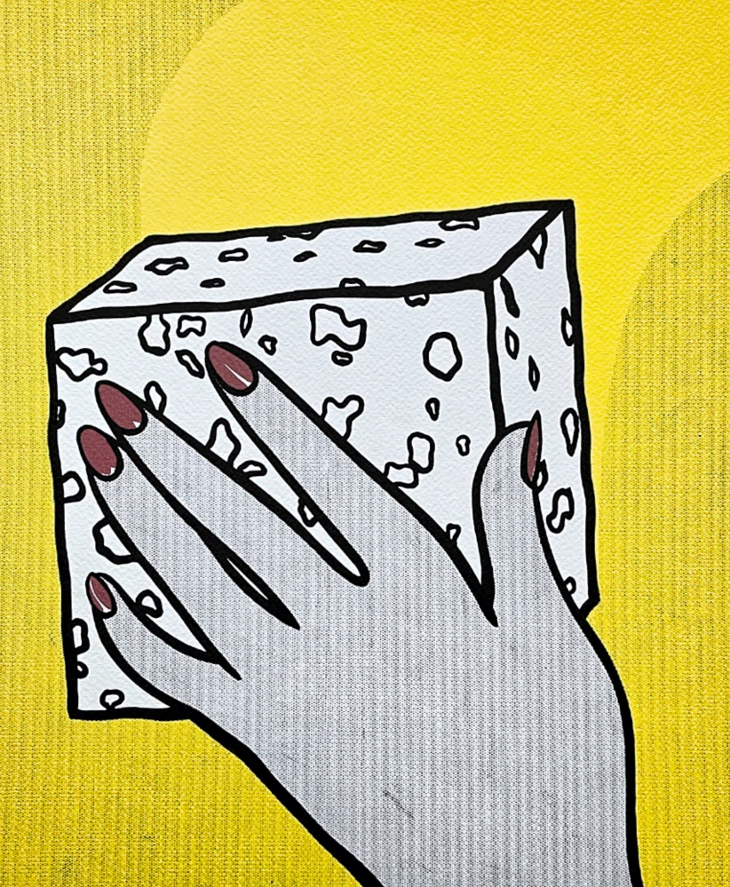 Roy Lichtenstein - Sponge - signováno, 35x50cm, limitovaná edice 35/150