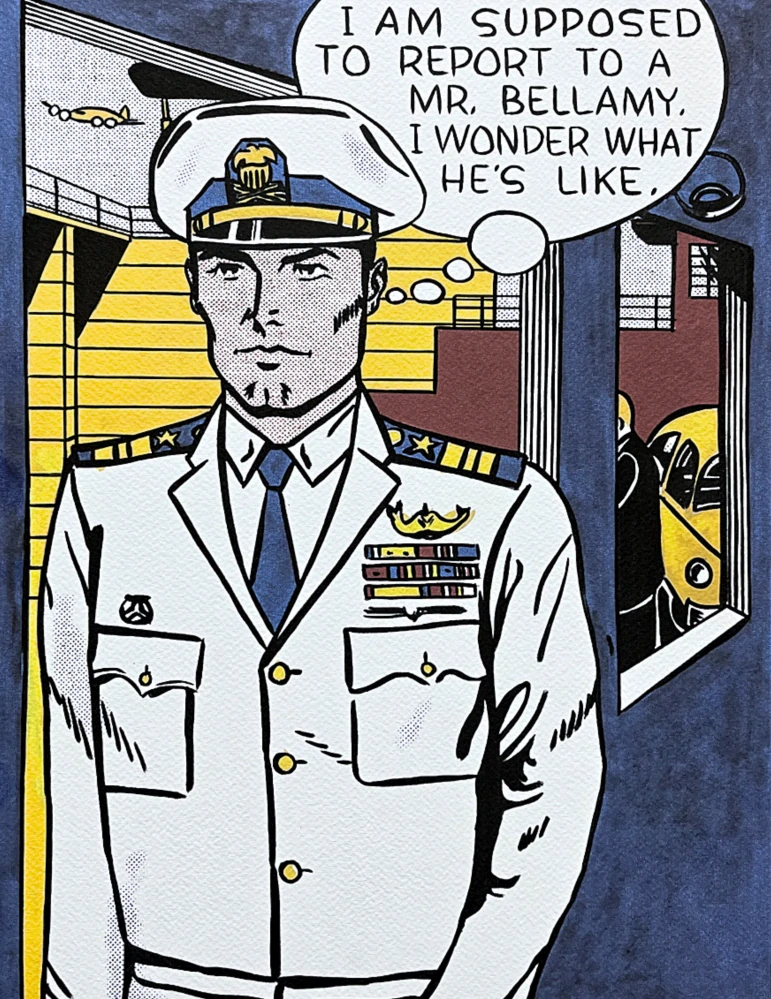 Roy Lichtenstein - Mr. Bellamy - signováno, 35x50cm, limitovaná edice 75/150