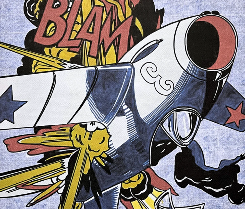 Roy Lichtenstein - Blam - signováno, 50x35cm, limitovaná edice 56/150