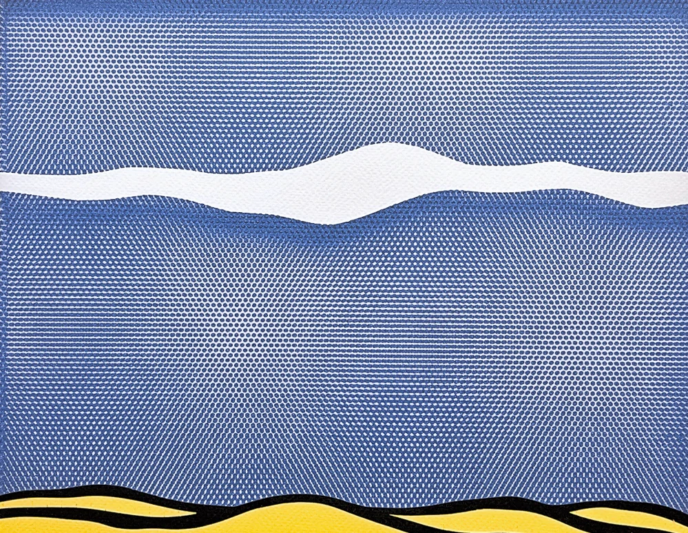 Roy Lichtenstein - Desert Landscape II - signováno, 50x35cm, limitovaná edice 110/150