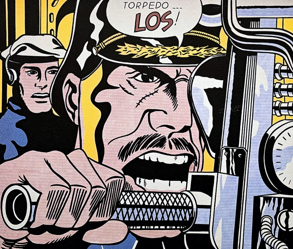 Roy Lichtenstein - Torpedo Los - signováno, 50x35cm, limitovaná edice 29/150