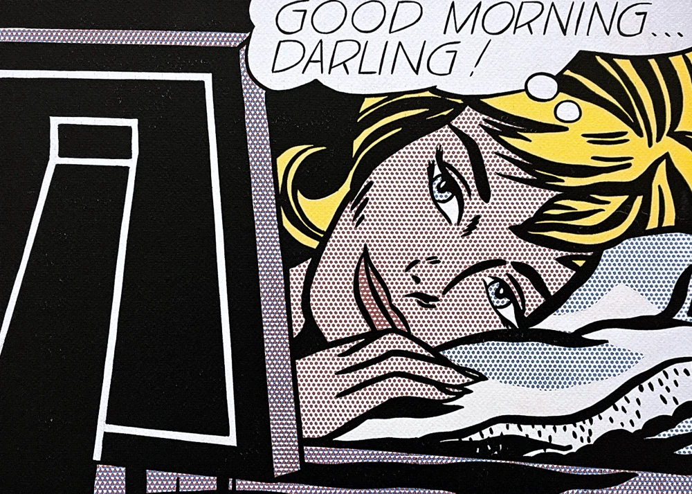 Roy Lichtenstein - Good Morning Darling - signováno, 50x35cm, limitovaná edice 93/150