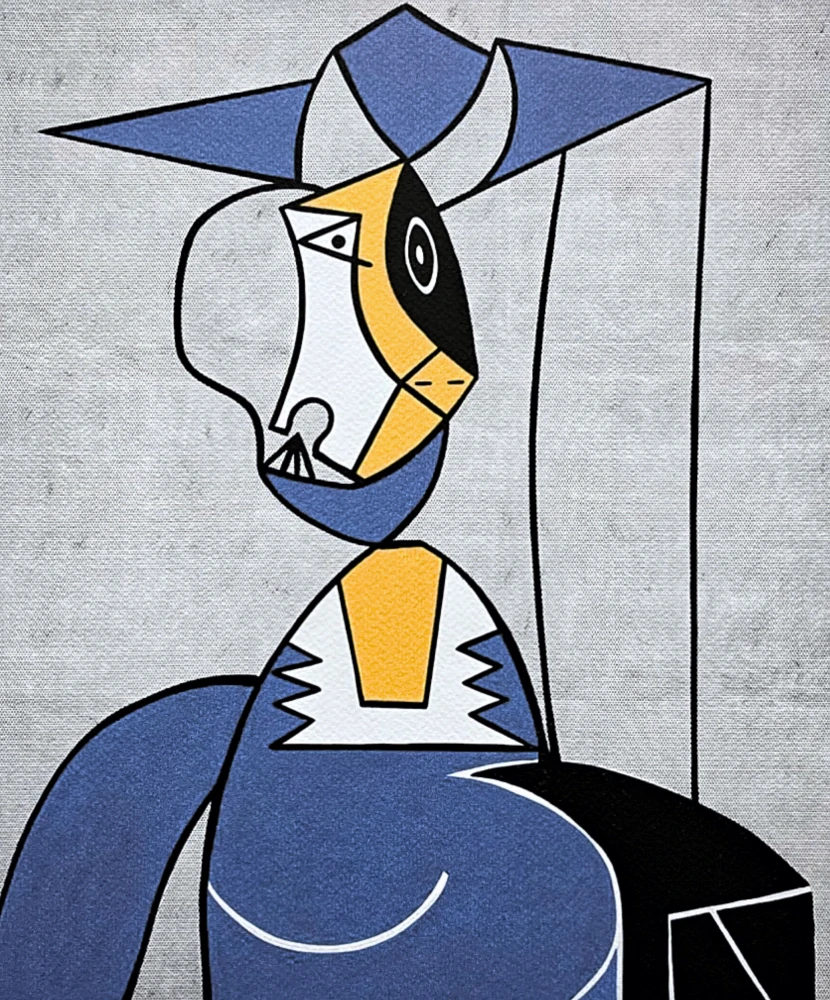 Roy Lichtenstein - Femme Au Chapeau - signováno, 35x50cm, limitovaná edice 86/150