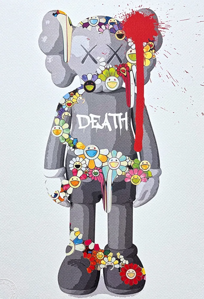 DEATH NYC 限定プリント ミッキーマウス × ウォーホル × KAWS DEATH NYC 正規品 2020新作 世界限定100枚 0101 - メルカリ