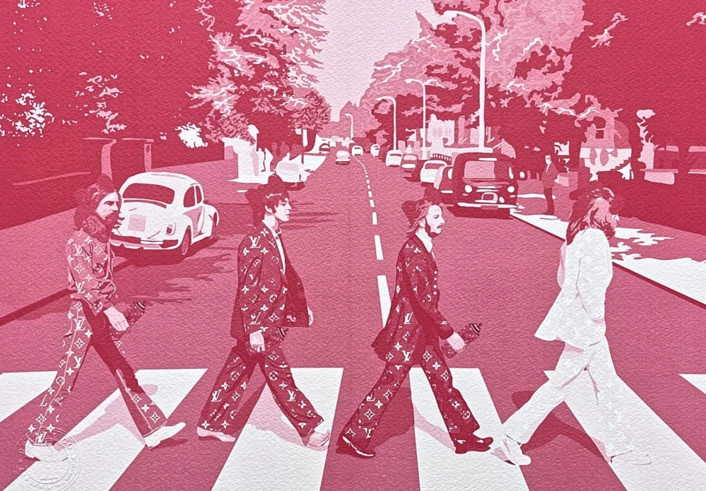 Death NYC - Pink Beatles on Abbey Road - limitovaná edice s
