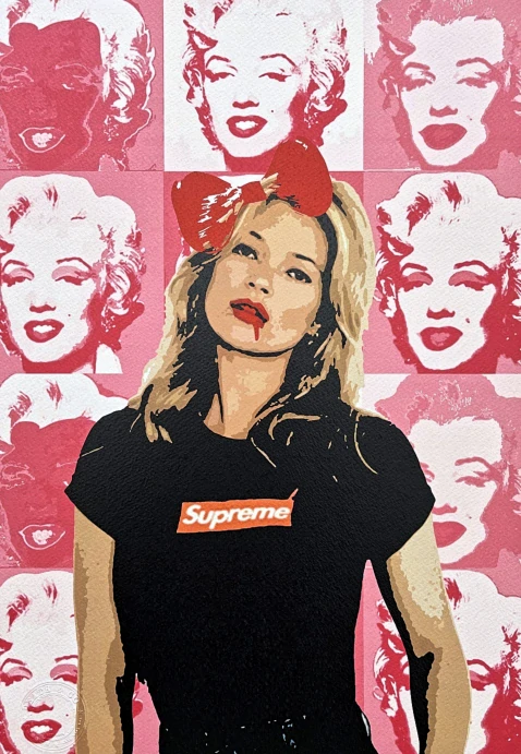 Death NYC - Kate Moss a Marilyn Monroe - limitovaná edice s certifikátem, 32x45cm