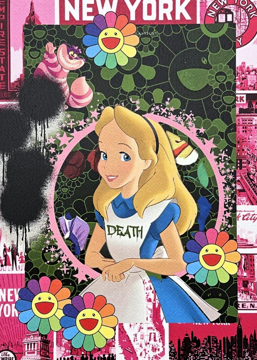 Death NYC - Alice, Murakami a New York - limitovaná edice s certifikátem, 32x45cm