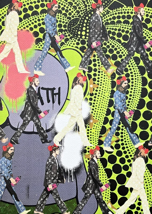Death NYC - Kusama a Beatles - limitovaná edice s certifikátem, 32x45cm