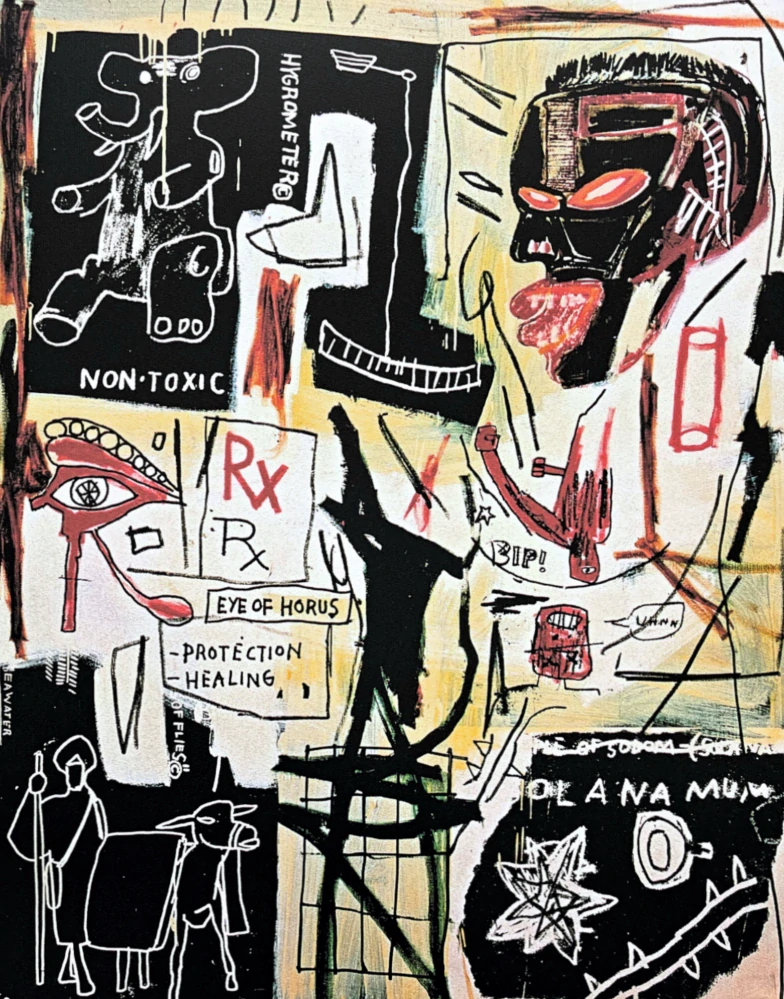 Jean-Michel Basquiat - Melting Point of Ice 126/300 - limitovaná edice, signováno, 50x70cm 