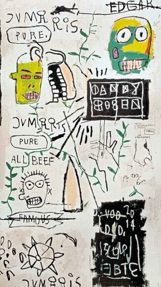 Jean-Michel Basquiat - Danny Rosen 80/300 - limitovaná edice, signováno, 50x70cm