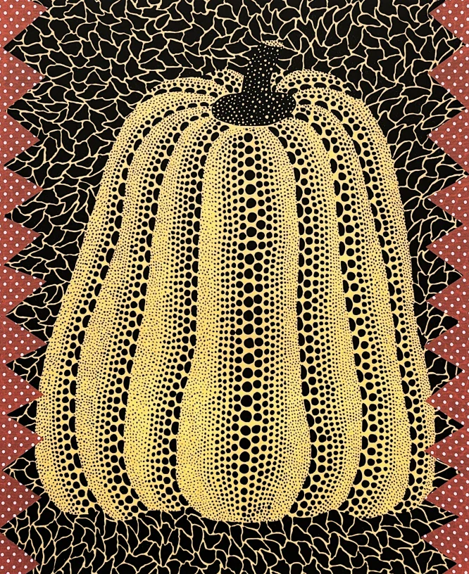 Yayoi Kusama - Pumpkin D x/500 - signováno, číslovaná edice, 50x65 cm