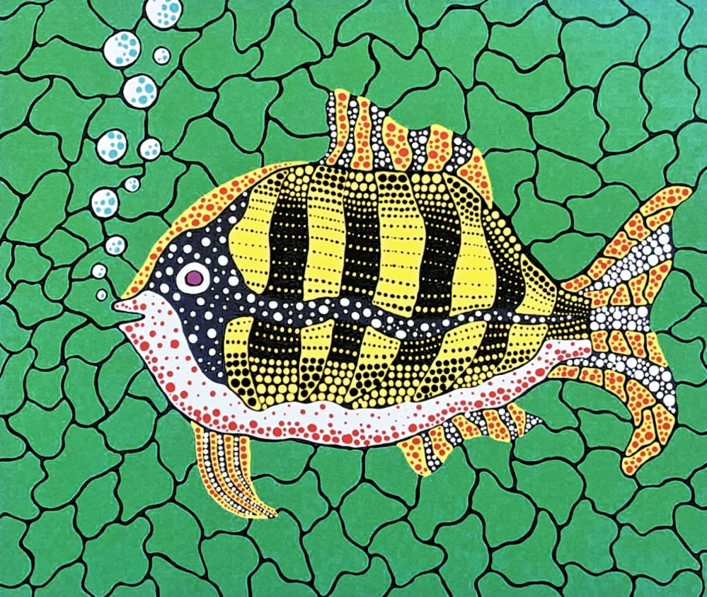 Yayoi Kusama - Depths of the Sea x/500 - signováno, číslovaná edice, 50x65 cm
