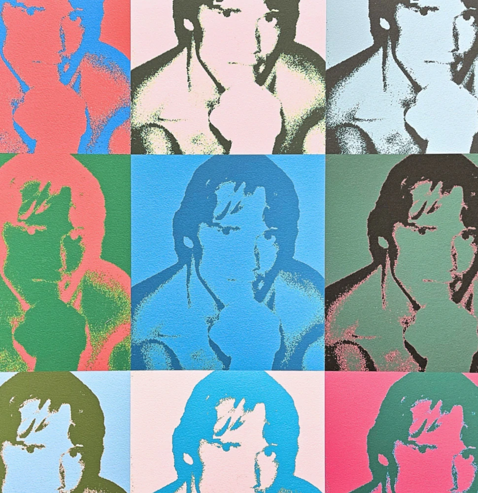 Andy Warhol - Arnold Schwarzenegger x/2400 - 60x60 cm, limitovaná edice CMOA s certifikátem