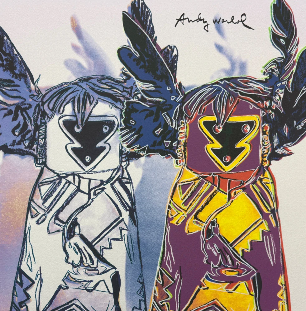 Andy Warhol - Kachina Dolls 175/2400 - 60x60 cm, limitovaná edice CMOA s certifikátem