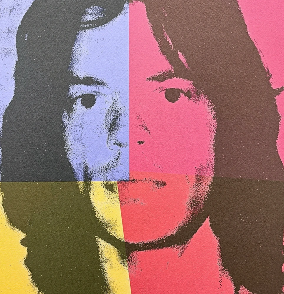 Andy Warhol - Mick Jagger barevný 209/2400 - 60x60 cm, limitovaná edice CMOA s certifikátem
