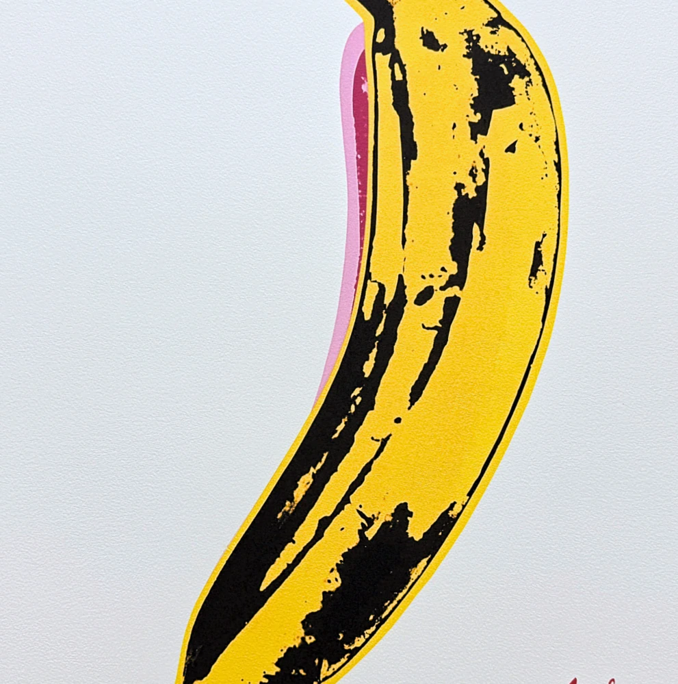 Andy Warhol - Banana 30/2400 - 60x60cm, limitovaná edice CMOA s certifikátem