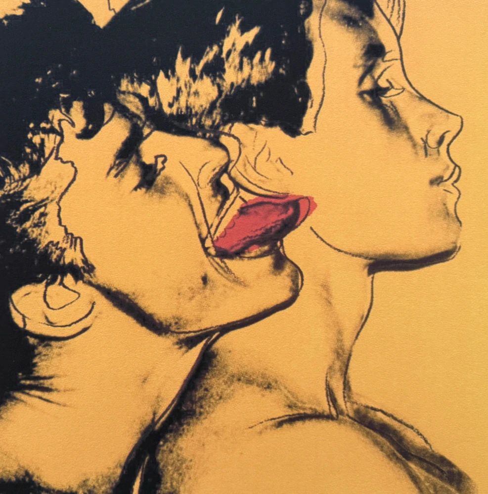 Andy Warhol - Querelle žlutý 21/2400 - 60x60cm, limitovaná edice CMOA s ceritifkátem