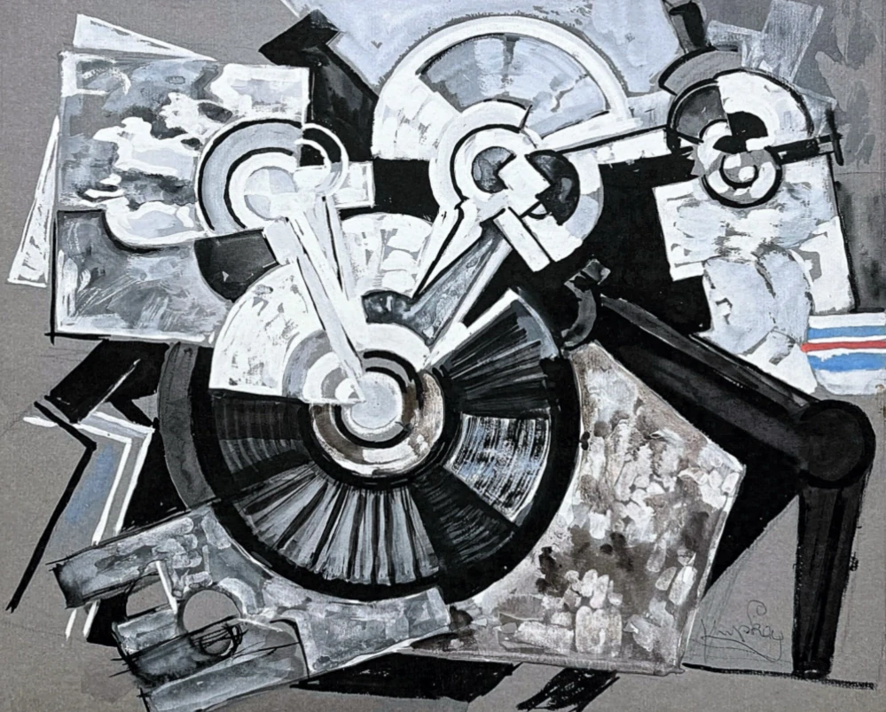 František Kupka - Les Temps Modernes 301/350 - limitovaná edice s certifikátem, 50x70cm