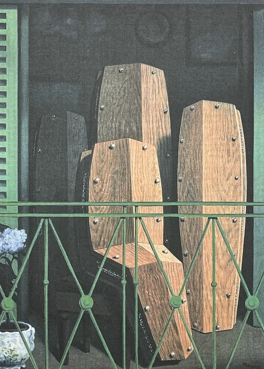 René Magritte - Der Balkon Von Manet 41/100 - limitovaná edice, 50x70cm