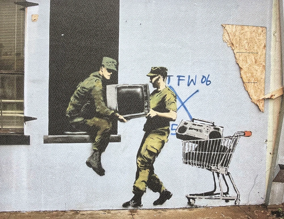 Banksy - Looters Masters 56/150 - číslovaná edice s certifikátem, razítko, 50x35cm