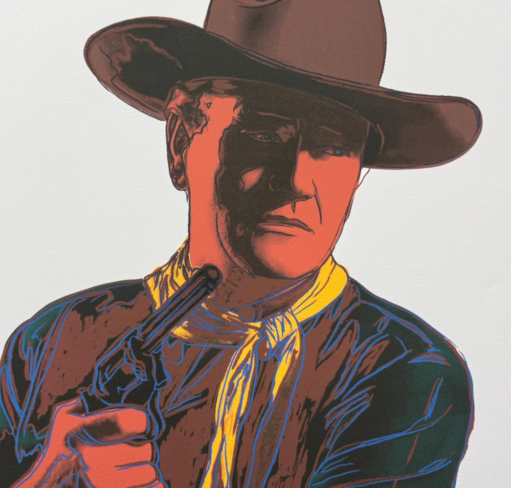 Andy Warhol - John Wayne 201/2400 - 60x60 cm, limitovaná edice CMOA s certifikátem