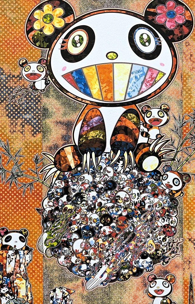 Takashi Murakami - Panda family 59/300- signováno, číslovaná edice, 50x65 cm