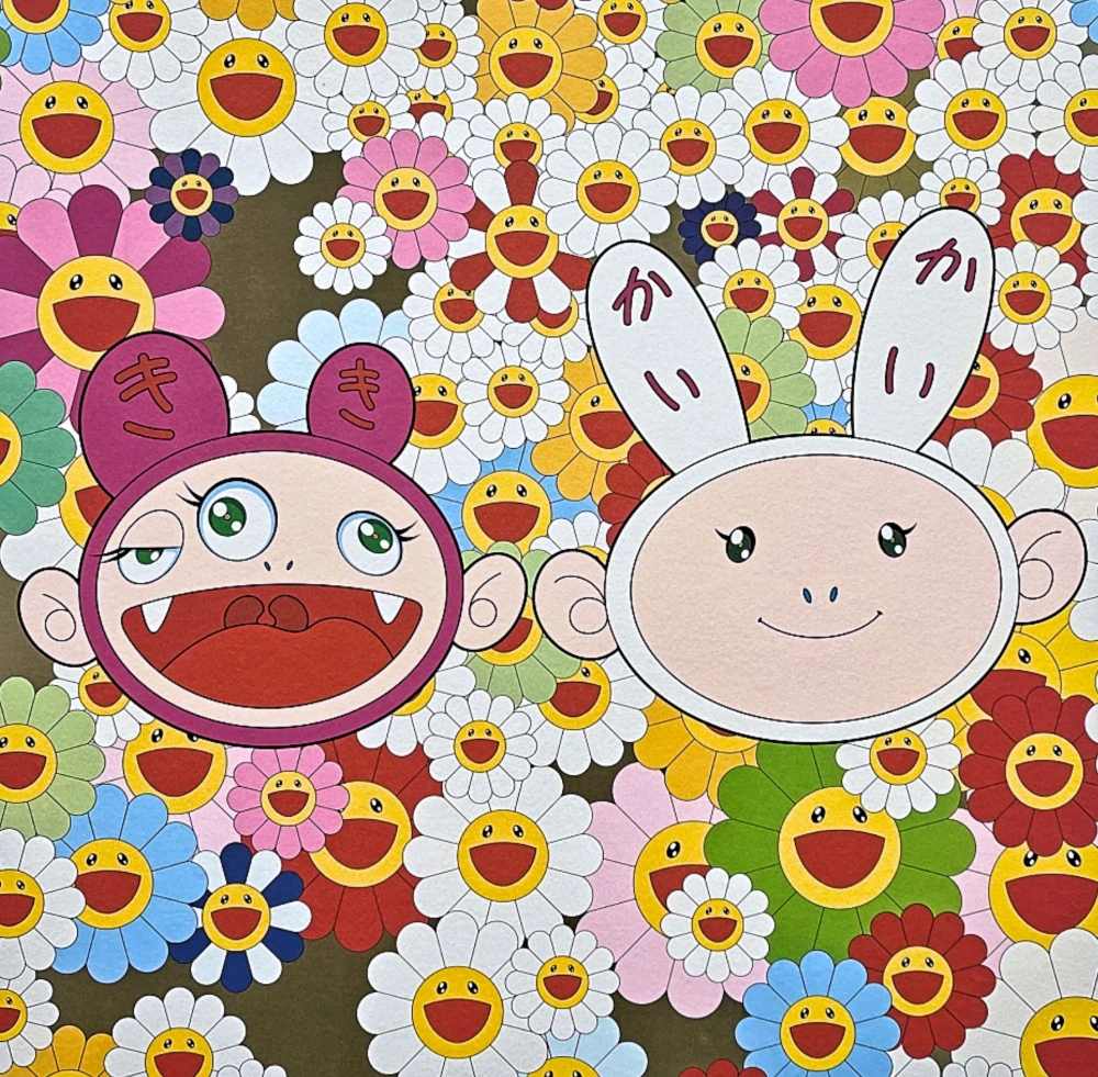 Takashi Murakami - Kai Kai kiki lots of fun 63/300- signováno, číslovaná edice, 50x65 cm