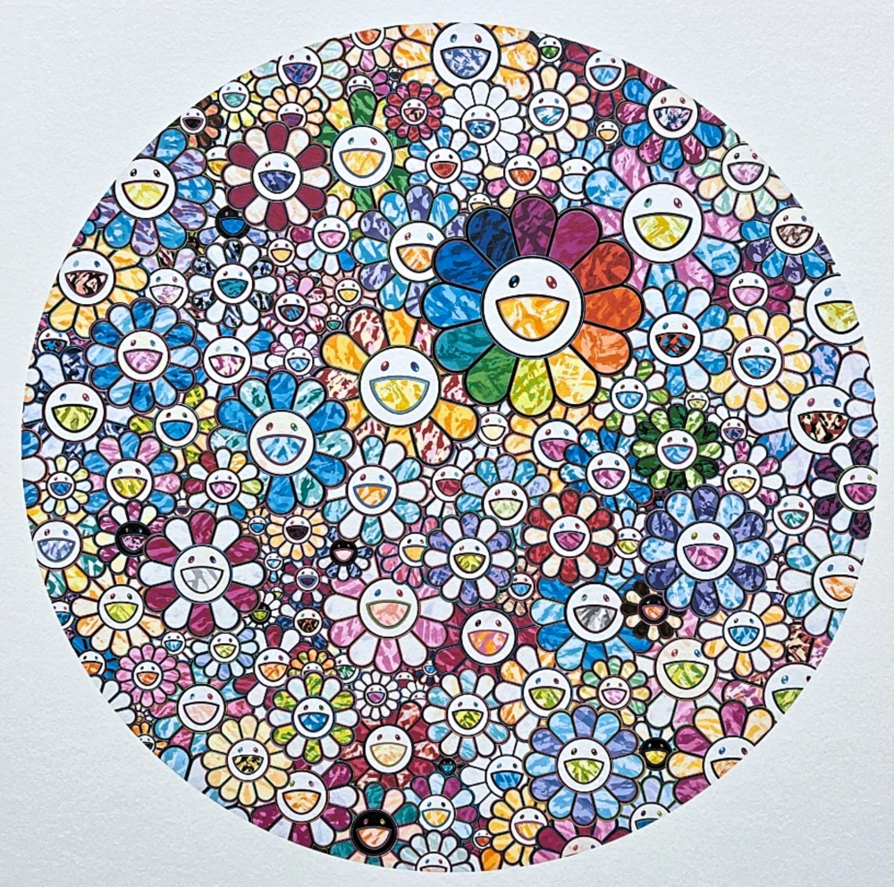 Takashi Murakami - Thank you for the wonderful destiny 101/300- signováno, číslovaná edice, 50x65 cm