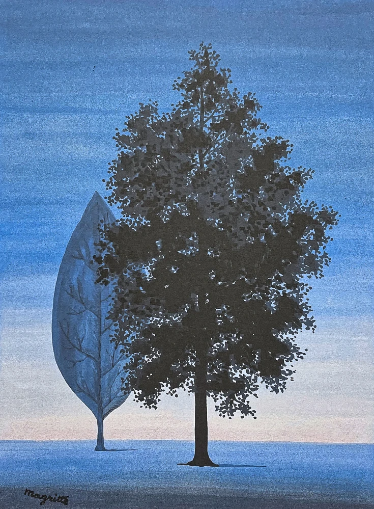 René Magritte - La Clairvoyance 50/100 - limitovaná edice, 50x70cm