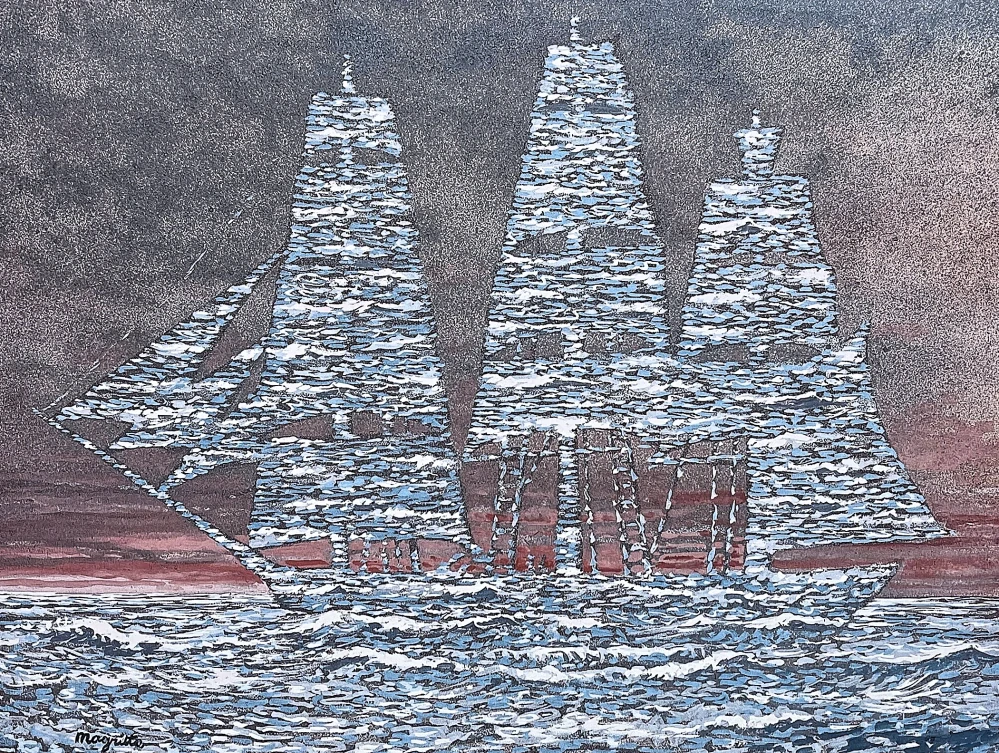 René Magritte - Le Seducteur 98/100 - limitovaná edice, 70x50cm