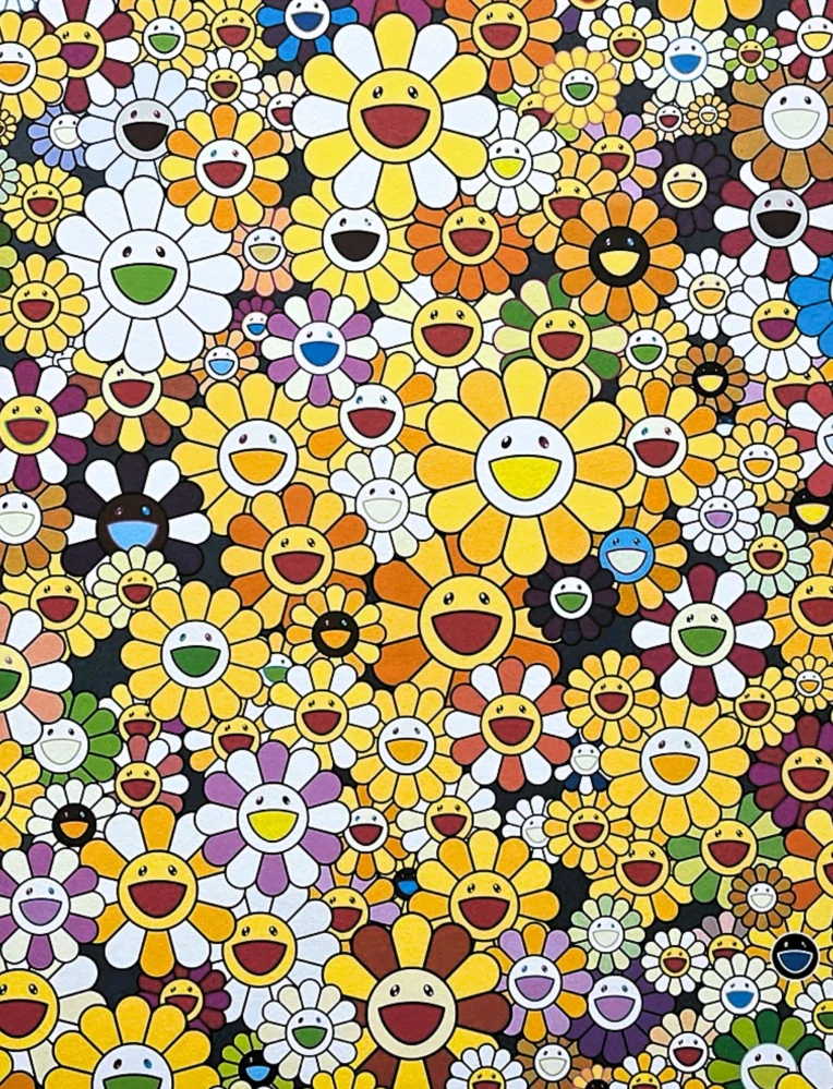 Takashi Murakami - An Homage to Monogold 56/300- signováno, číslovaná edice, 50x65 cm
