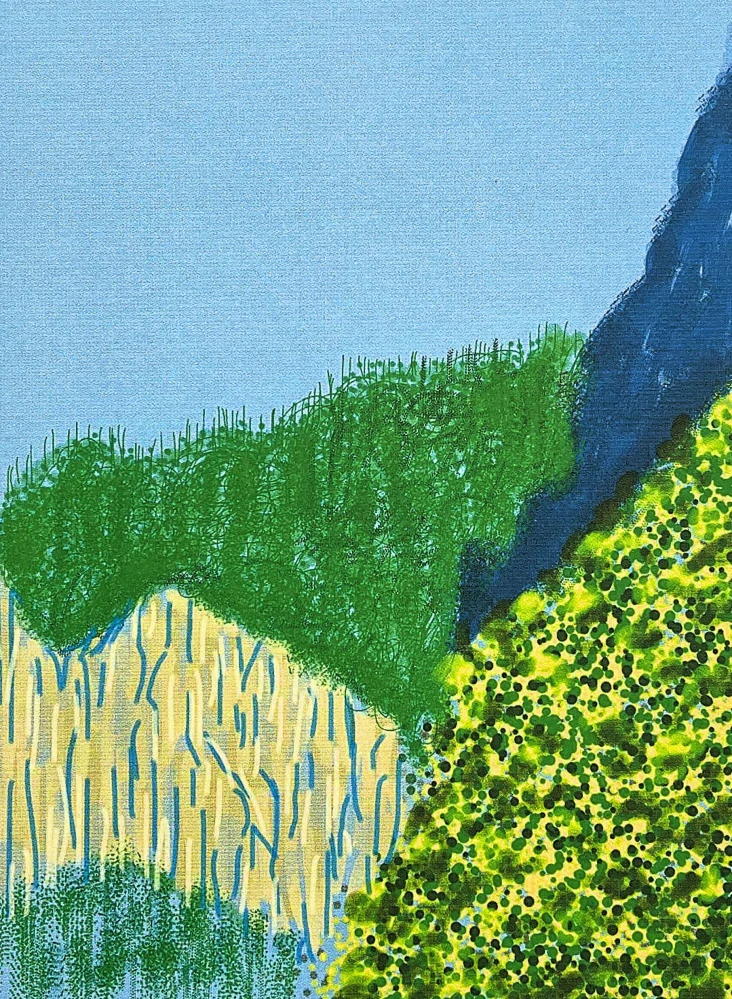 David Hockney - The Yosemite suite no.3 21/500 - limitovaná edice s certifikátem, 35x50 cm