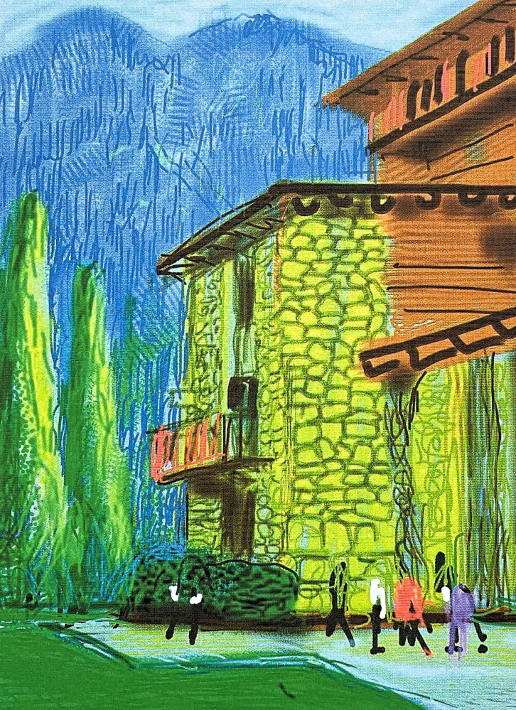 David Hockney - The Yosemite suite no.1 81/500 - limitovaná edice s certifikátem, 35x50 cm