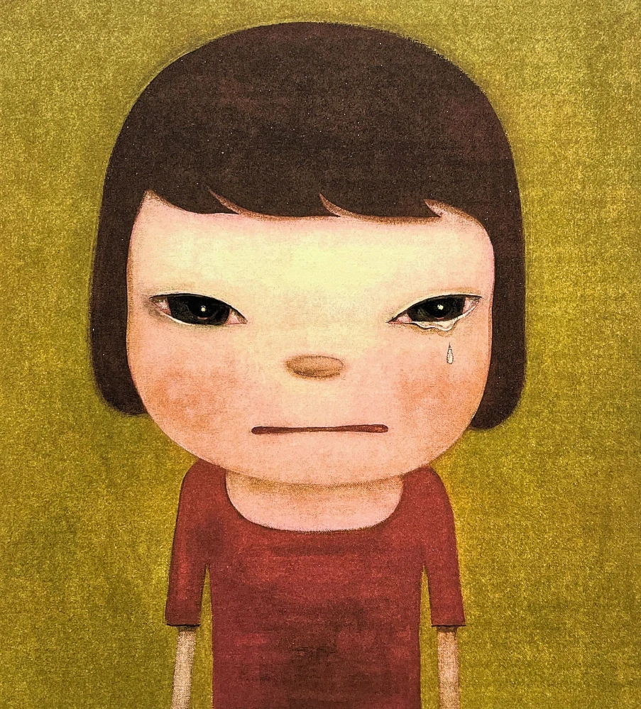 Nara Yoshitomo - Tears of Rage 16/300 - signováno, číslovaná edice, 50x65 cm