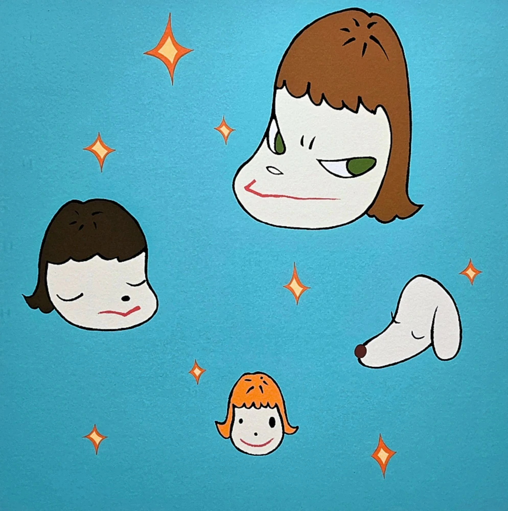Nara Yoshitomo - Star Island 25/300 - signováno, číslovaná edice, 50x65 cm