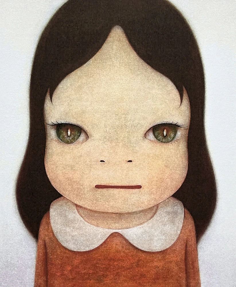 Nara Yoshitomo - Twins I 30/300 - signováno, číslovaná edice, 50x65 cm