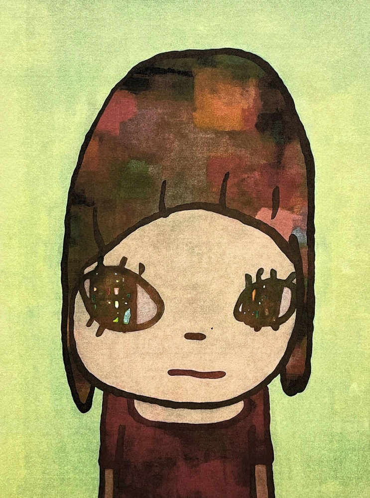 Nara Yoshitomo - Portrait of a Girl 82/300 - signováno, číslovaná edice, 50x65 cm
