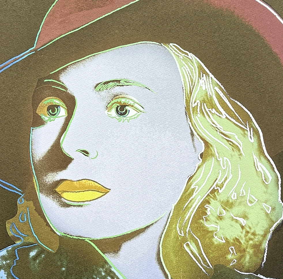 Andy Warhol - Ingrid Bergman vínovo-žlutá 12/500 - signováno, 50x50cm, limitovaná edice CMOA s certifikátem