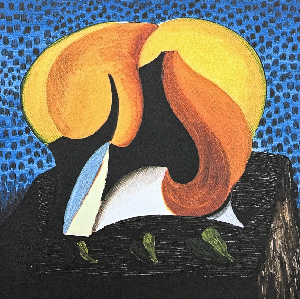 David Hockney - The First V. H. Painting 56/500 - limitovaná edice, s certifikátem, 35x50 cm