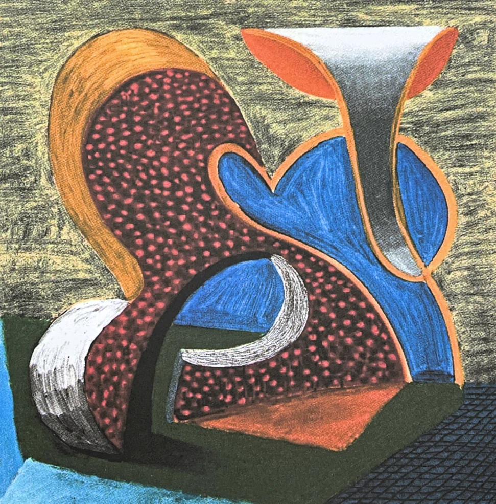 David Hockney - The First V. H. Painting II. 21/500 - limitovaná edice, s certifikátem, 35x50 cm