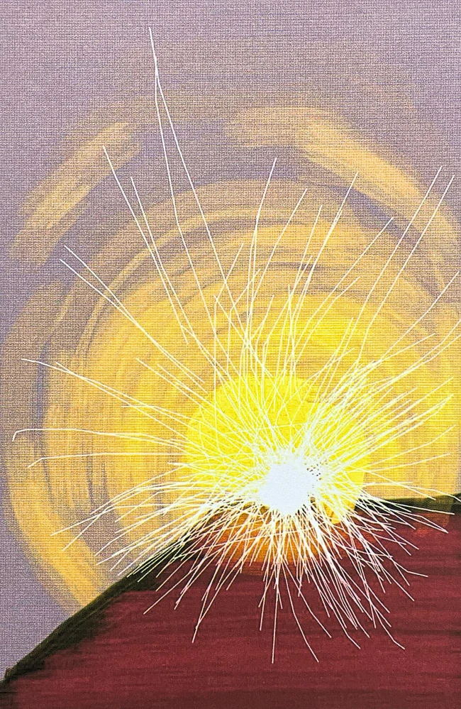 David Hockney - Sun behind the Roof 336/500 - limitovaná edice, s certifikátem, 35x50 cm