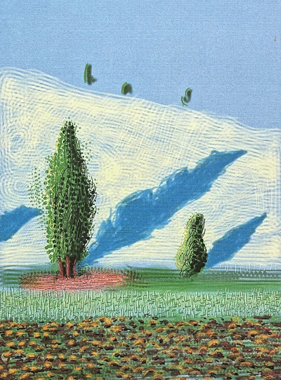 David Hockney - The Yosemite Suit no. 10 29/500 - limitovaná edice, s certifikátem, 35x50 cm