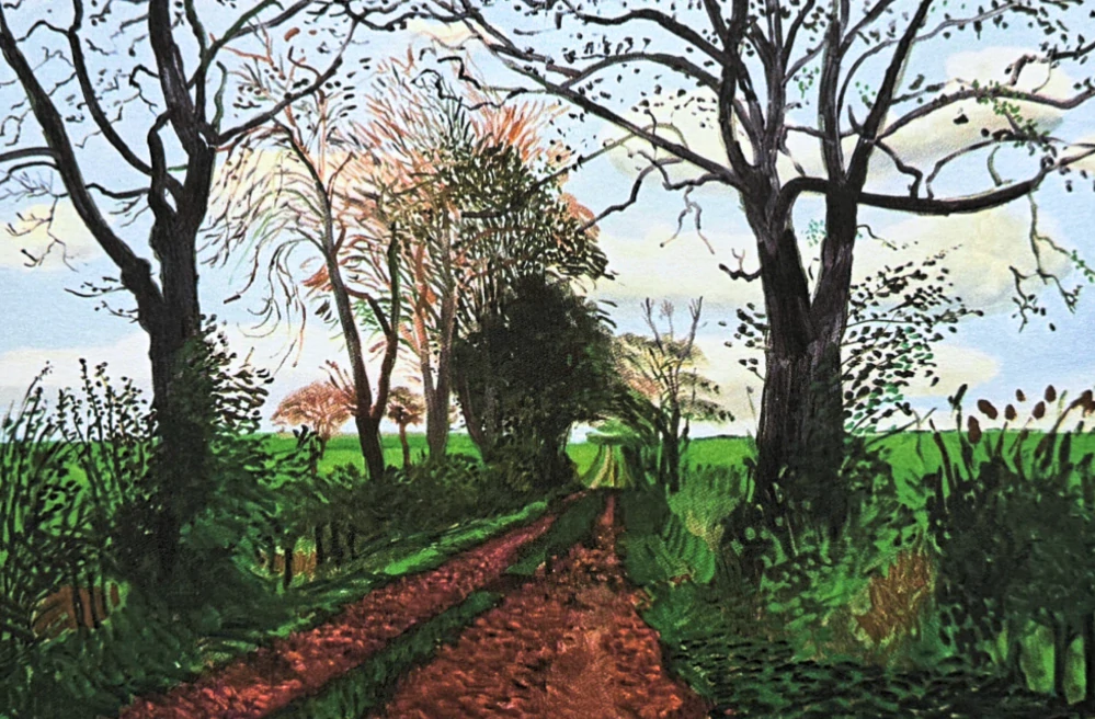 David Hockney - Late Spring Tunnel 81/500 - limitovaná edice s certifikátem, 50x35 cm