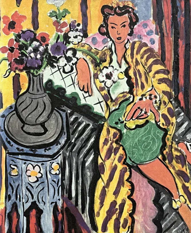 Henri Matisse - Yellow Odalisque 58/75 - signováno 50x70cm