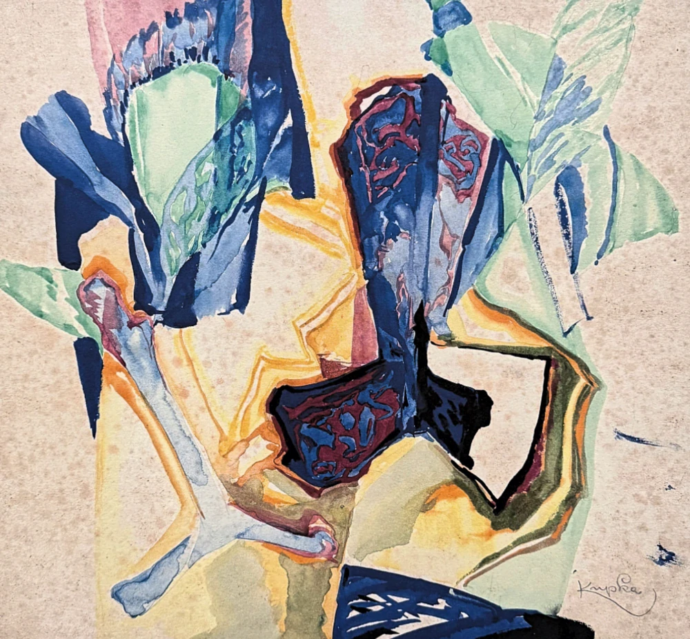 František Kupka - Impromptu 63/350 - limitovaná edice s certifikátem, 50x70cm