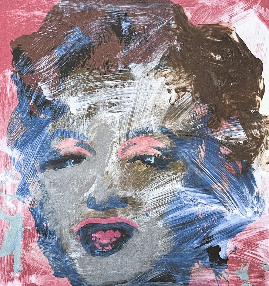 Andy Warhol - Marilyn Monroe v tazích štětce 39/100 - edice Leo Castelli s certifikátem