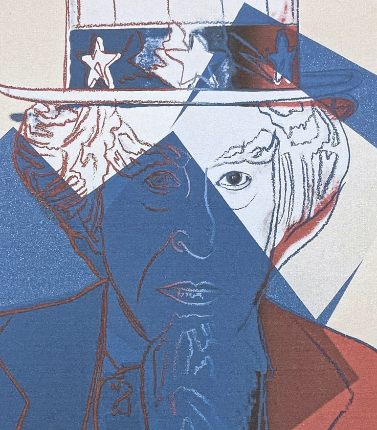 Andy Warhol - Uncle Sam 26/100 - edice Leo Castelli s certifikátem