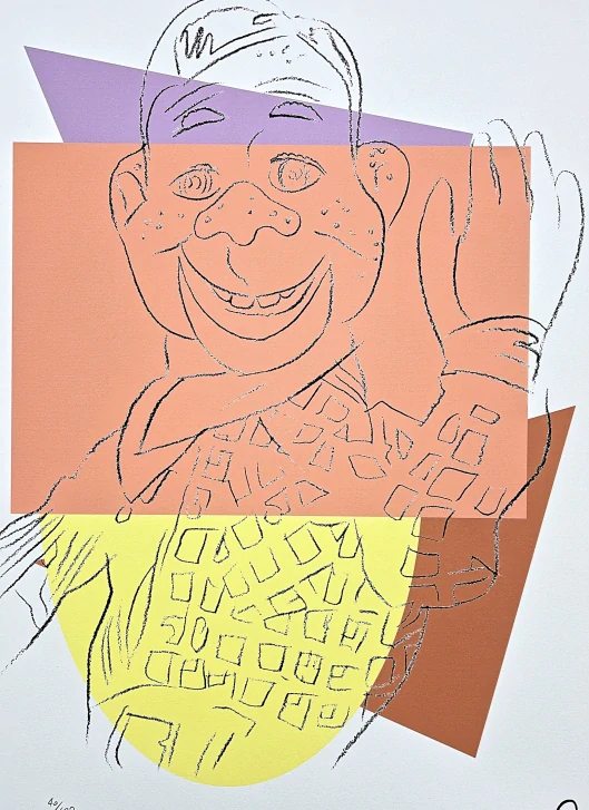 Andy Warhol - Howdy Doody 40/100 - edice Leo Castelli s certifikátem